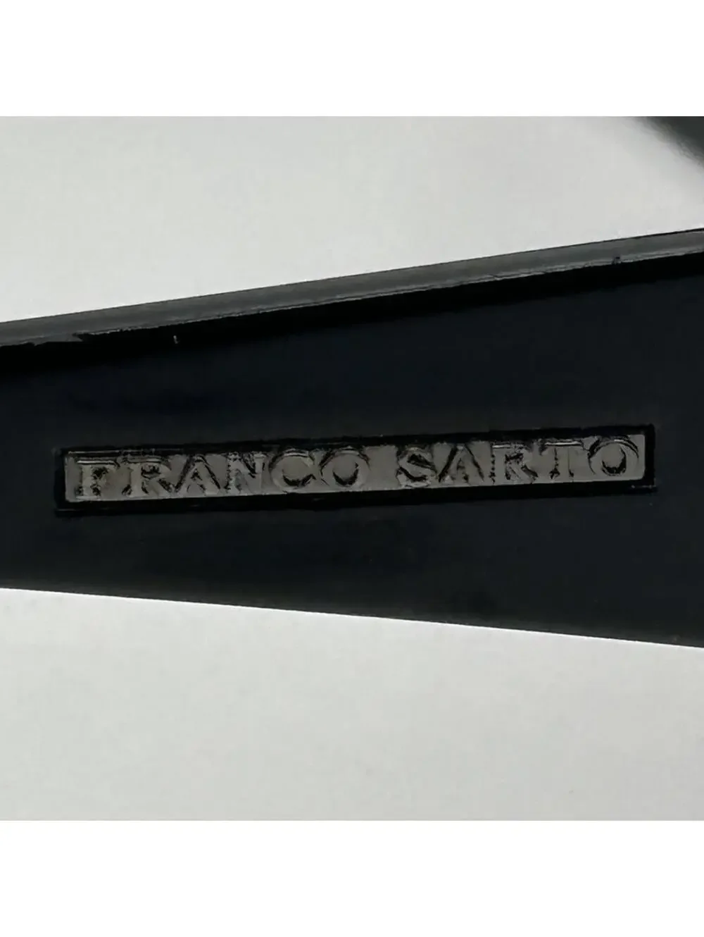 Franco Sarto Black Oversized Sunglasses with Purple Gradient Lenses